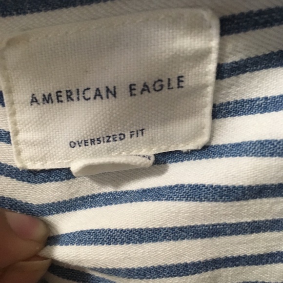 American eagle striped jacket oversized look - Picture 6 of 7